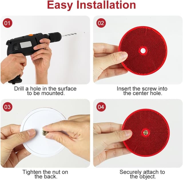 Detalle 1 de AYBUY catadioptre rond E4 Ø80 mm