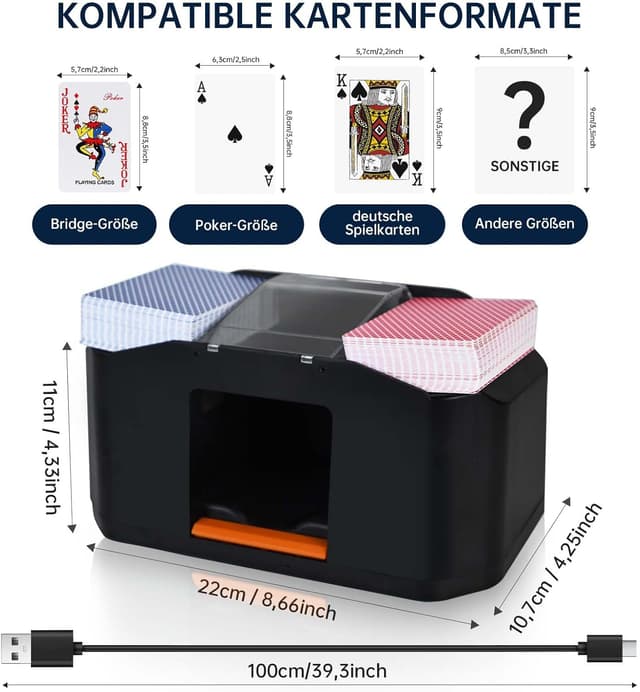 Detalle 2 de QUICARD Kartenmischer 2000 mAh