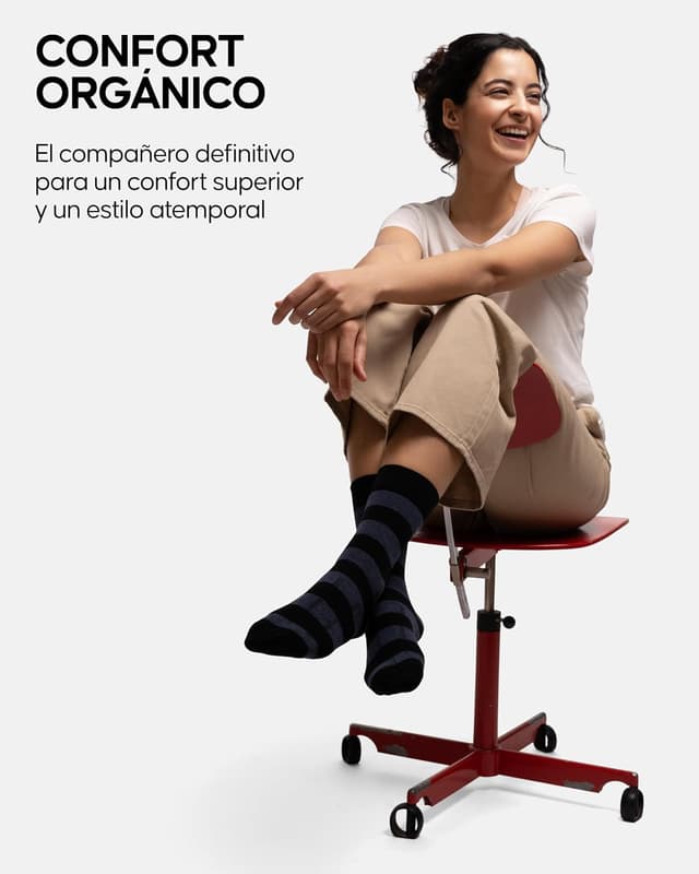 Thumbnail 5 de DANISH ENDURANCE Calcetines algodón orgánico 6 pack