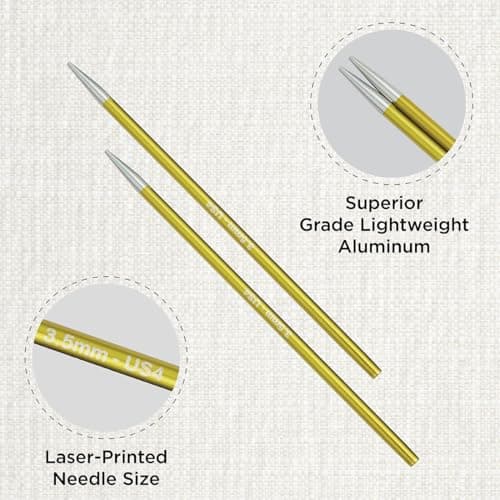 Thumbnail 1 de KnitPro Zing Agujas Circulares Intercambiables de Aluminio 🌈