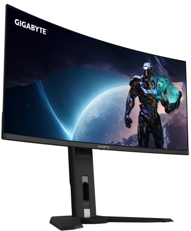 Detalle de Gigabyte MO34WQC2 OLED Curved – 34" Wide Quad HD für flüssiges Gaming