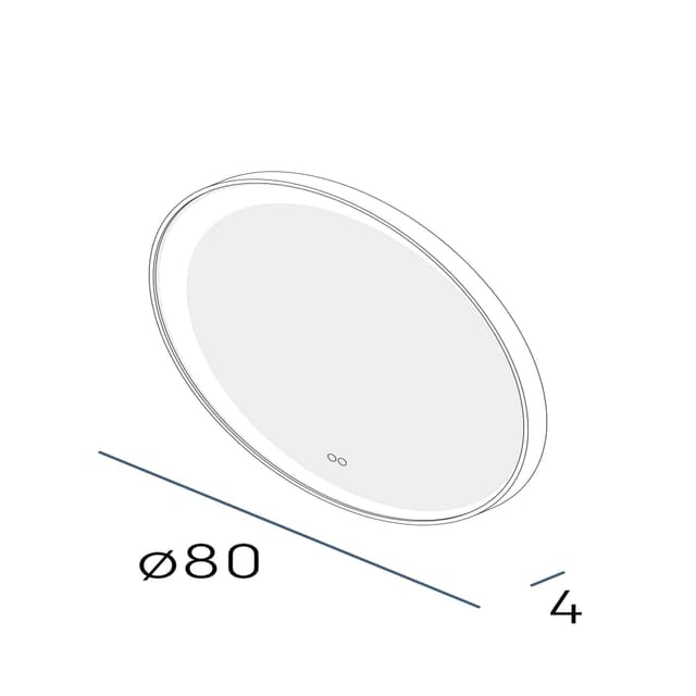 Detalle de Manillons Torrent Eclipse Plus Espejo baño con luz LED