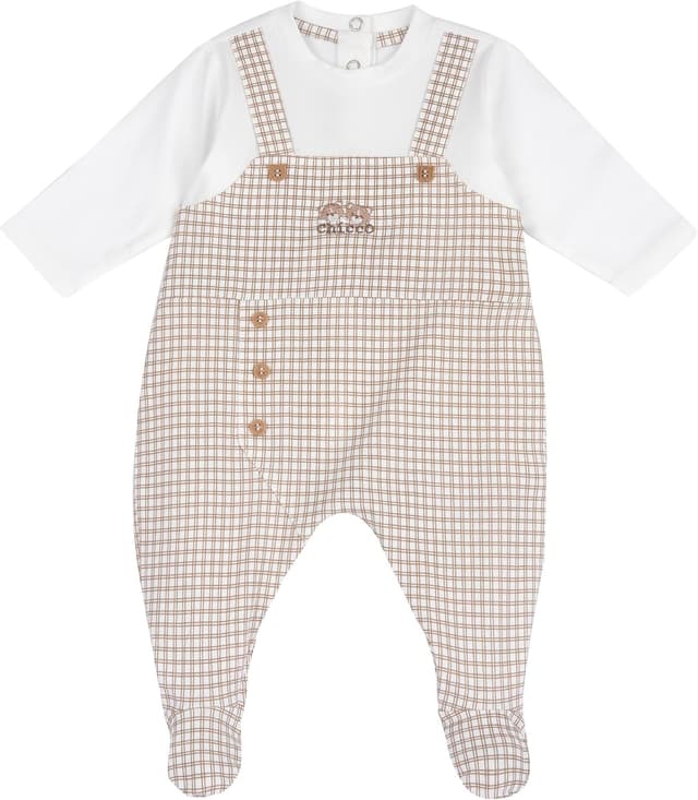 Thumbnail 6 de Chicco Grenouillère bébé en coton doux avec ouverture à l’entrejambe (fille et garçon)