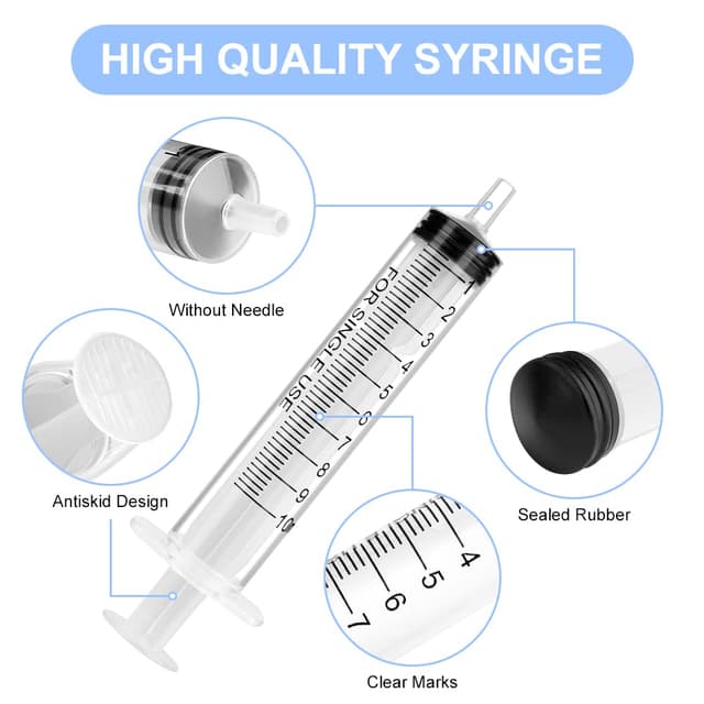 Detalle de OFFCUP Kunststoff Spritze 10 ml, 8er-Set