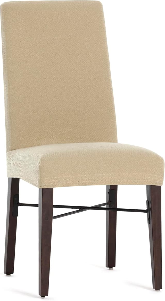 Detalle de Eysa 2 fodere elastiche per sedia beige Harlem