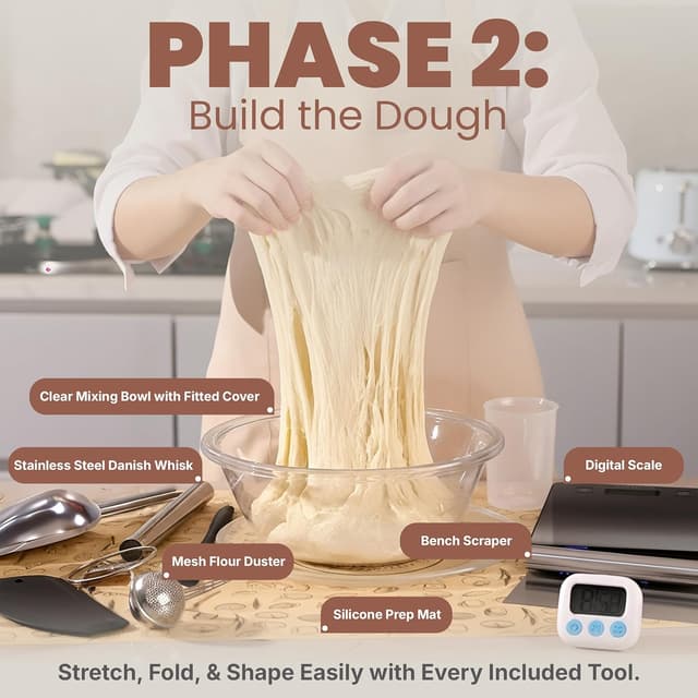 Thumbnail 3 de Super Deluxe PREMIUM Sourdough Kit 3.5qt 🍞