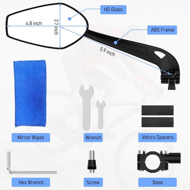 Thumbnail 2 de Specchietto Bici Sinistra Specchietti Retrovisore universale