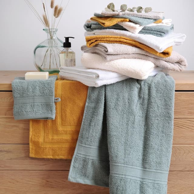 Detalle 2 de Serviette éponge Lagune 70x140 coton bio