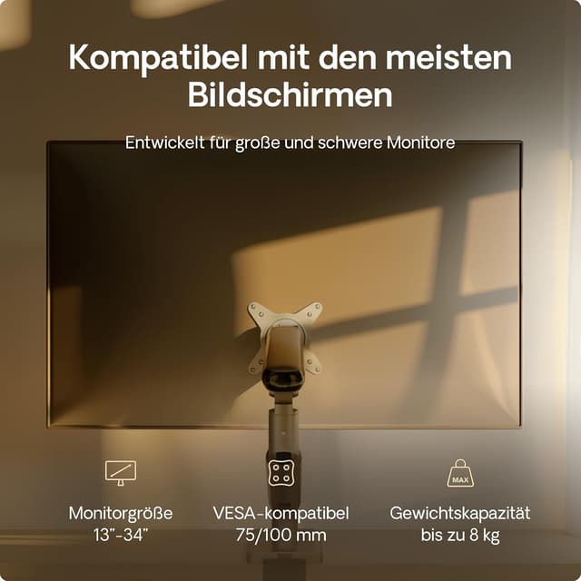 Thumbnail 5 de Desktronic Monitorhalterung 34 Zoll 8 kg