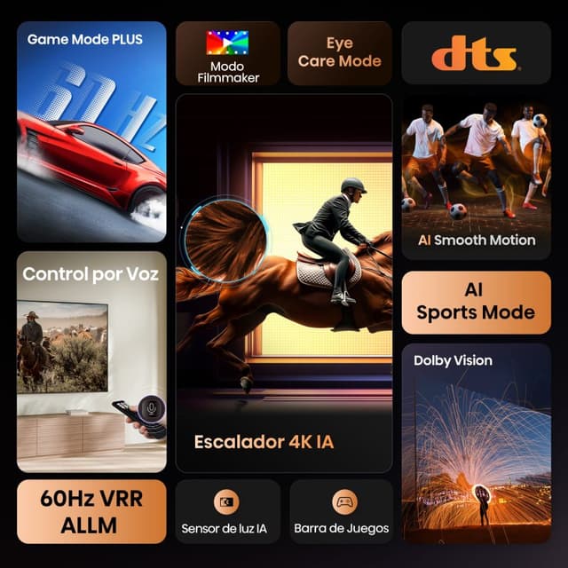 Thumbnail 1 de Hisense 43A6Q LED UltraHD 4K 43" Dolby Audio