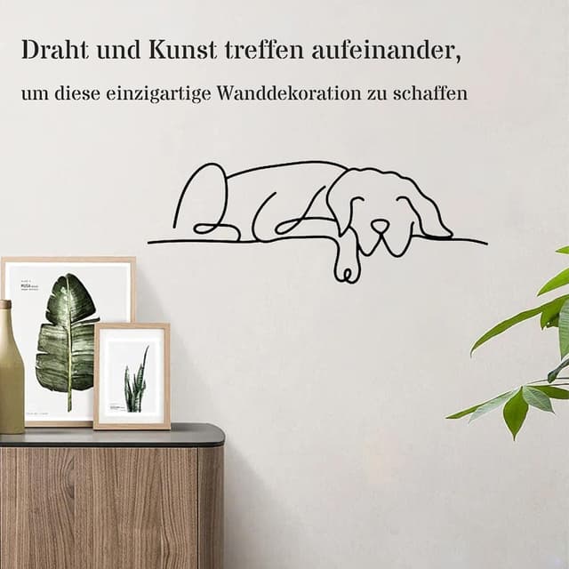 Thumbnail 1 de Dexlyn Minimalistische Katze Deko Metall 36×15 cm