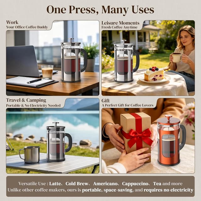 Thumbnail 2 de Veken French Press 34oz