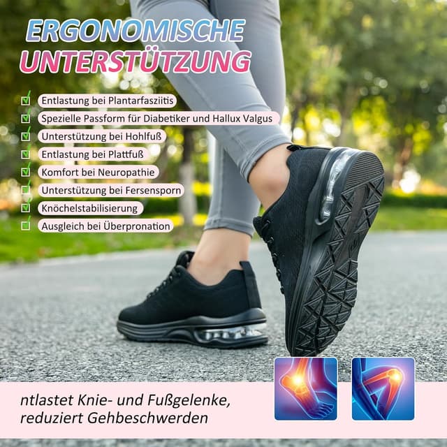 Thumbnail 6 de Maxome Laufschuhe Damen mit atmungsaktivem Mesh und Luftpolster-Dämpfung