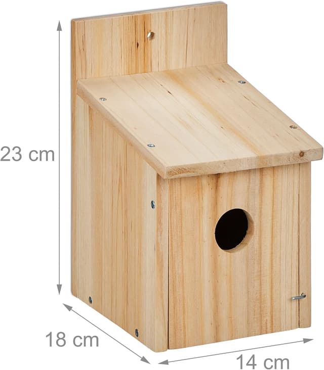 Detalle 2 de Relaxdays Casetta nido in legno 23x14x18 cm