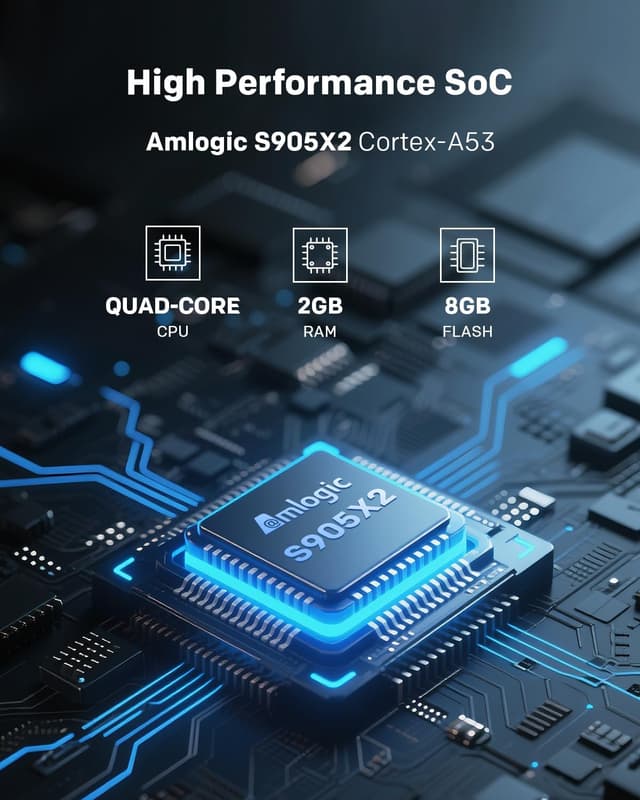 Detalle 2 de STRONG SRT41UK 4K UHD Streaming Dongle with Android 11, Wi‑Fi 5 and Dolby Atmos