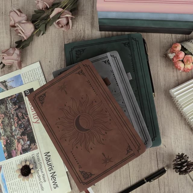 Thumbnail 6 de Smarpau Notizbuch B5 Hardcover mit 100-g/m² linierten Seiten, 366 Seiten (rosa)