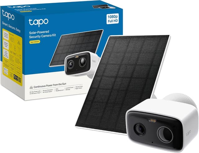 Detalle 2 de Tapo C400 KIT (1080p) Solar-Überwachungskamera für außen mit Farbnachtsicht & WLAN 2,4 GHz
