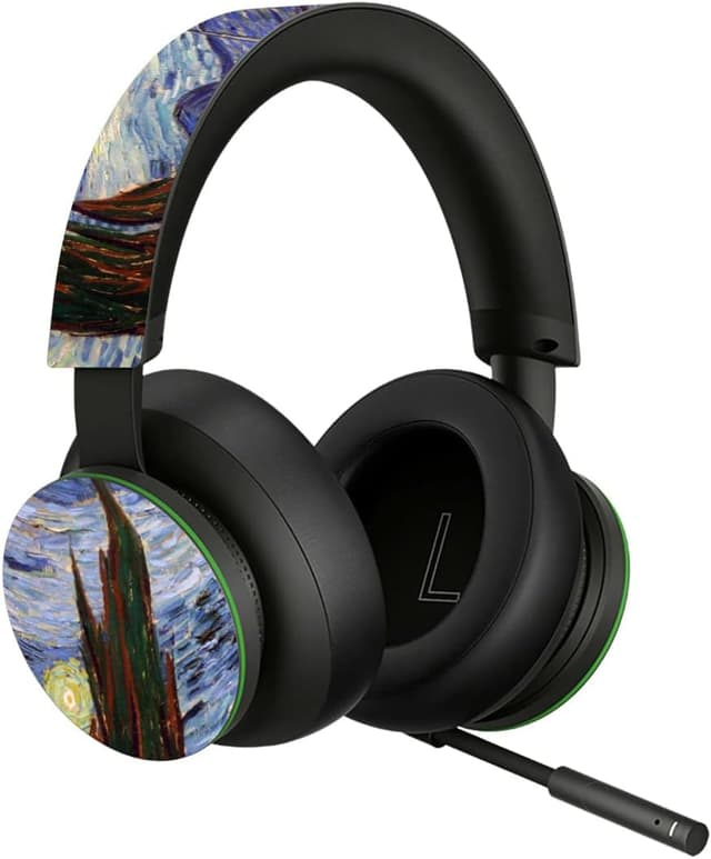 Detalle 2 de playvital The Starry Night Custom Vinyl Skins for Xbox Series X & Controller