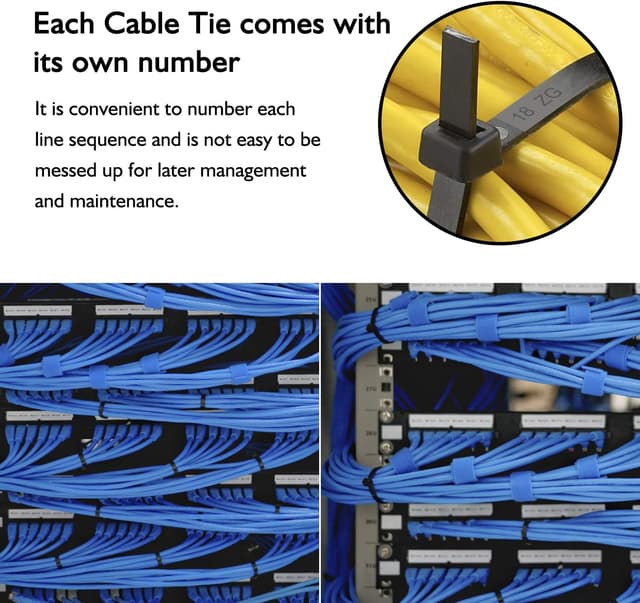 Thumbnail 4 de Yaluzibi Cable Ties 3.6 x 200mm 1000-pack
