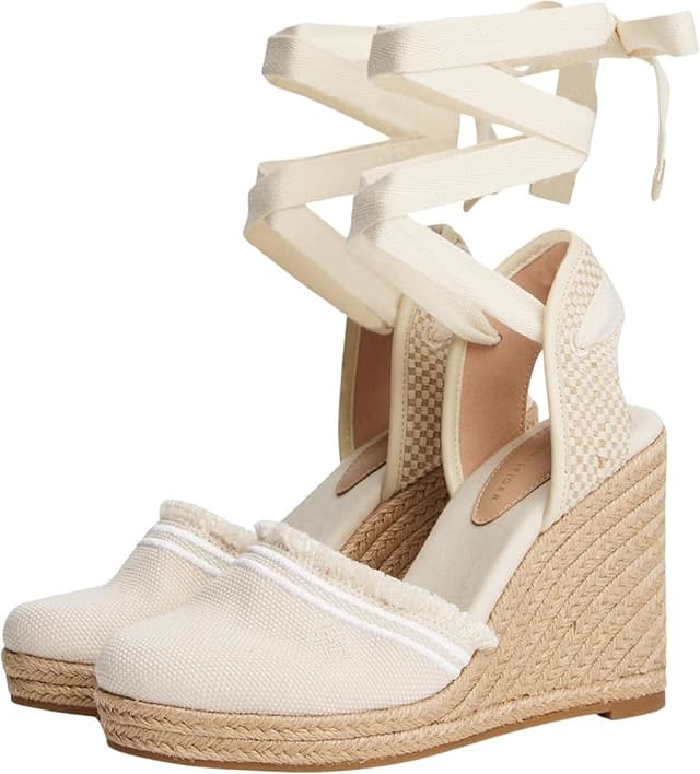 Thumbnail 6 de Tommy Hilfiger Alpargatas Fringe Canvas tacón 38