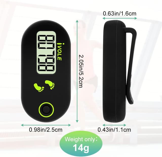 Thumbnail 1 de Flintronic Mini 3D Pedometer for Walking 🚶