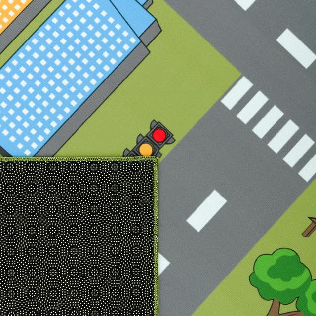 Detalle 2 de Paco Home tapis enfant 240x340 cm vert antidérapant