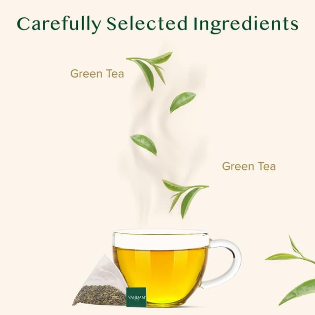 Thumbnail 1 de VAHDAM Himalayan Té Verde 🌿 30 Bolsitas, 100% Natural y Fresco