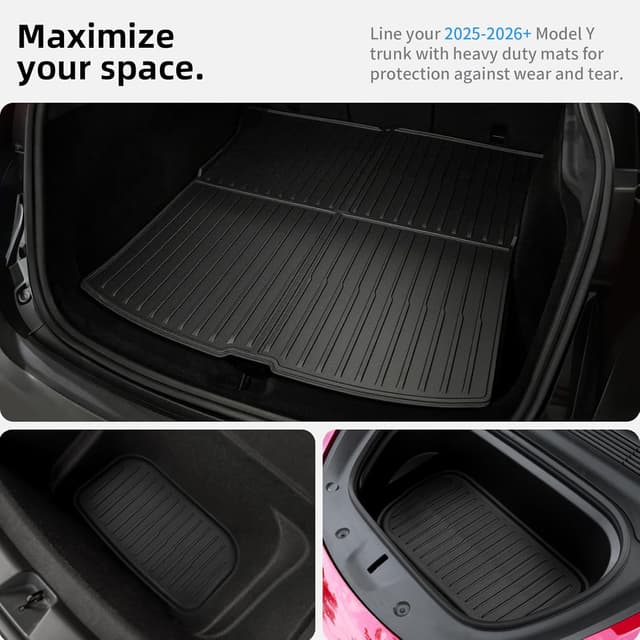 Thumbnail 6 de CYBERBEANS Tesla Model Y Juniper Mats 6Pcs