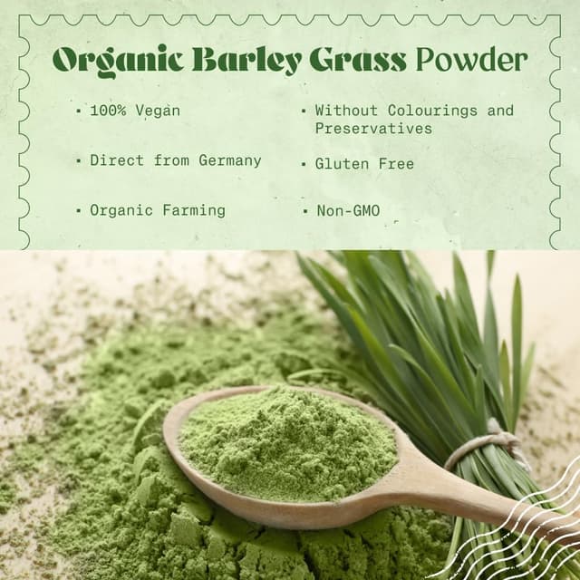 Detalle 2 de NaturaleBio Barley Grass Powder 1kg