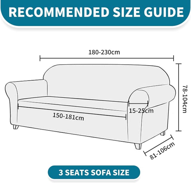 Thumbnail 2 de YSTELLAA Copridivano 3 Posti Braccioli