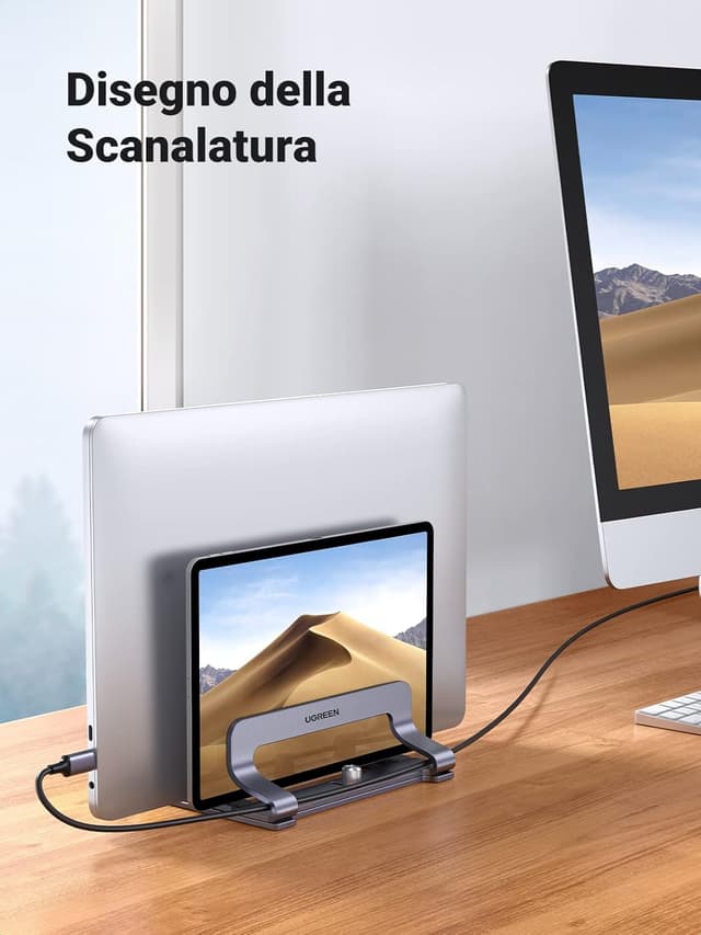 Thumbnail 6 de UGREEN Supporto Verticale 2 Slot per Laptop