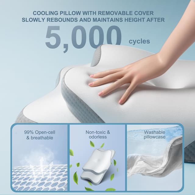 Thumbnail 6 de Memory Foam Neck Pillow 3.5/5.5in