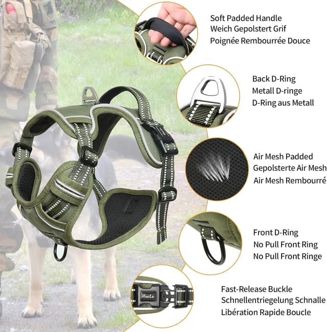 Detalle de HEELE Dog Harness No Pull XS Reflective