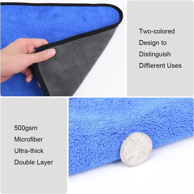 Thumbnail 2 de URAQT Mikrofasertücher 500 GSM 🧽