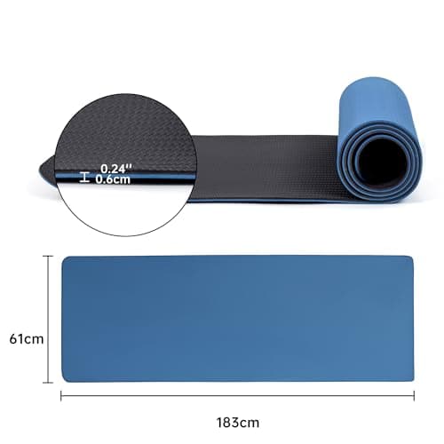 Thumbnail 6 de T-LOVENDO Esterilla de yoga TPE Azul