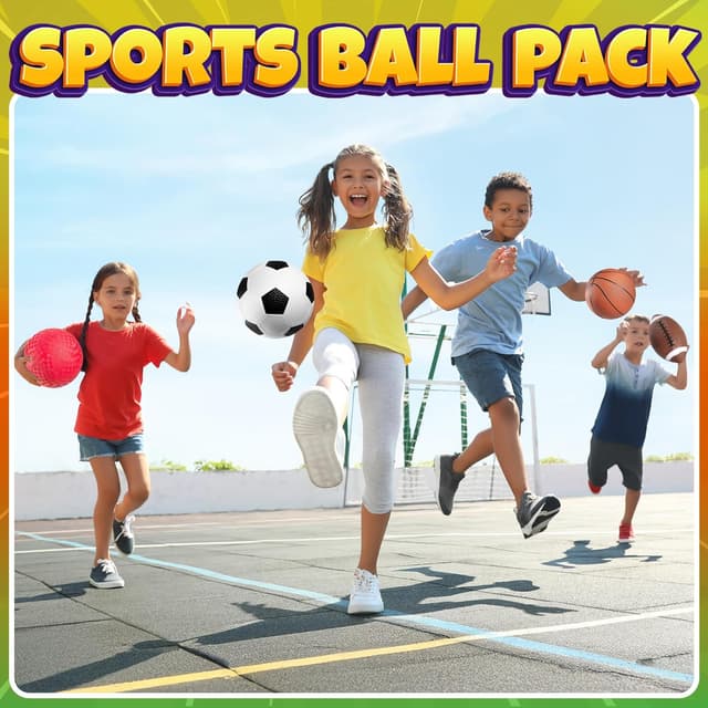 Detalle 2 de PlayBolt Sports Balls 6-inch, pack of 4