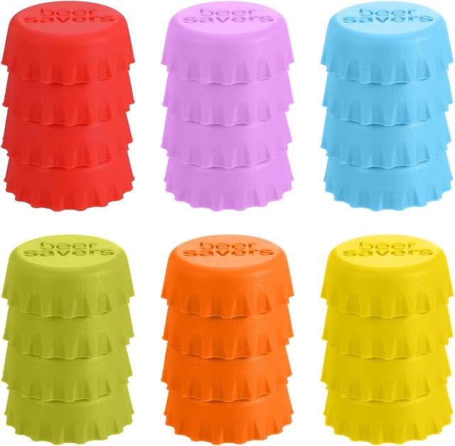 Imagen de Classicseali 24 Stück Kronkorken Silikon 2,5 cm 🍺 en OfertitasTOP