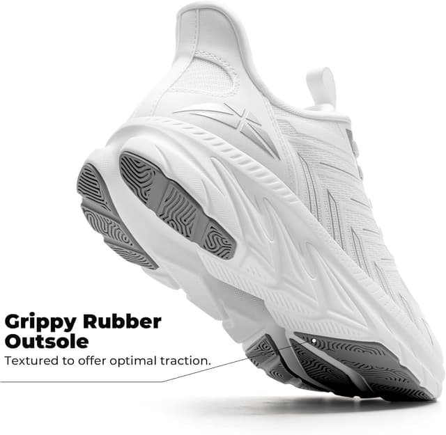 Detalle de ALLSWIFIT Slip-On Athletic Sneakers for Women — breathable, anti-slip training shoes