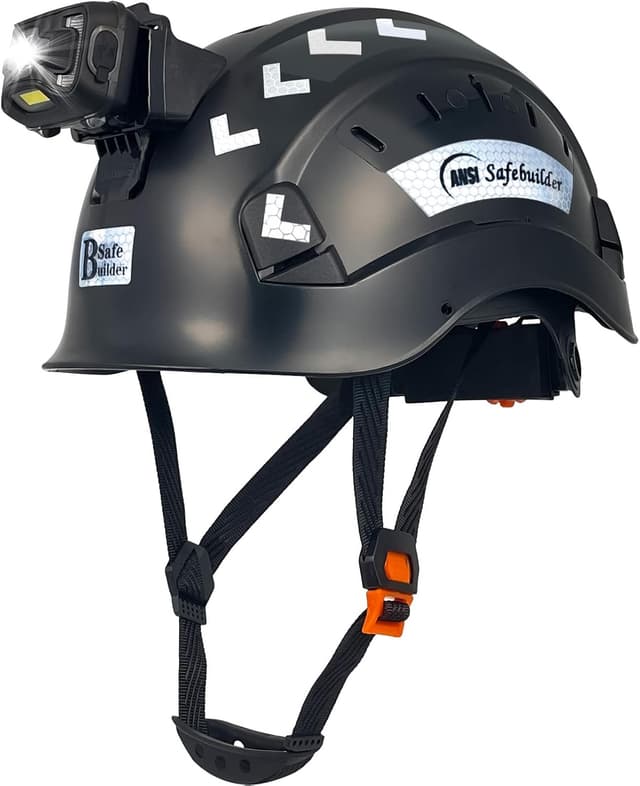 Imagen de SAFEBUILDER Safety Hard Hat with Headlamp ⛑️ en OfertitasTOP