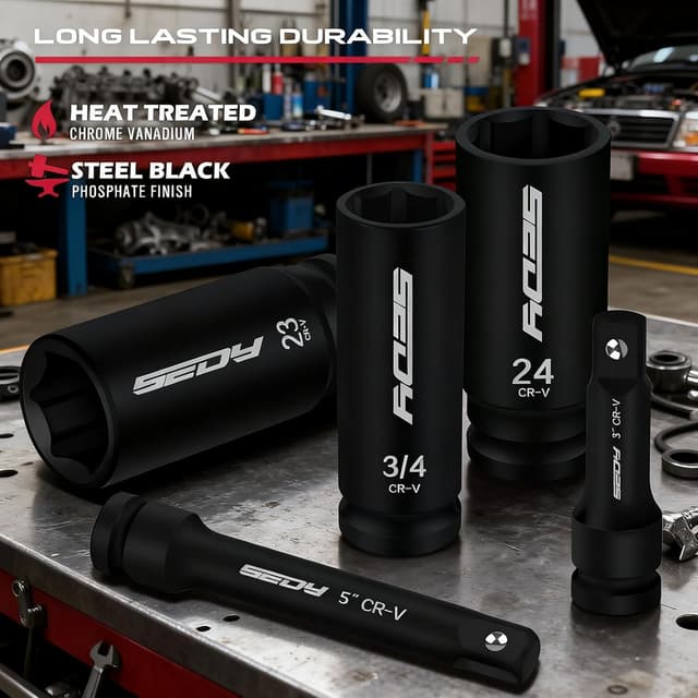 Thumbnail 4 de SEDY 29-Piece Impact Socket Set 1/2"