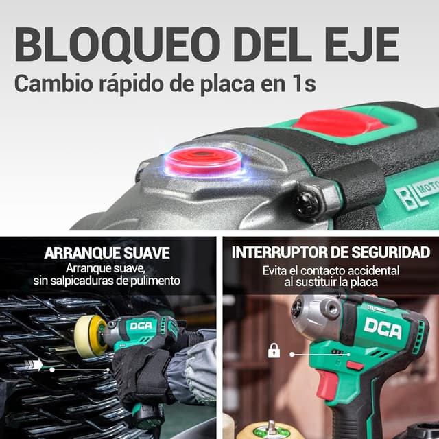 Thumbnail 5 de DCA Mini Pulidora Coche 12V 75mm