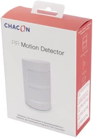 Detalle de Détecteur de mouvement infrarouge pour alarmes Chacon (blanc) — portée 8 m, 110°