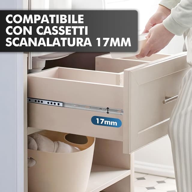 Detalle de Shinfly-Guide per cassetti 310 mm set 2