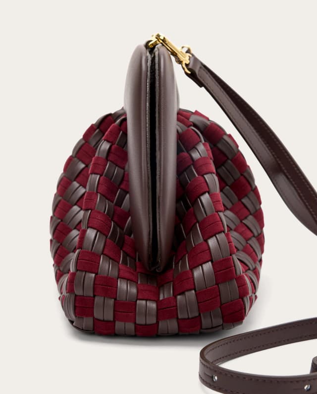 Thumbnail 2 de Themoirè Tia Micro Weaved bolso de mano