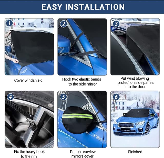 Thumbnail 6 de EcoZoro Windshield Snow Cover 74x47