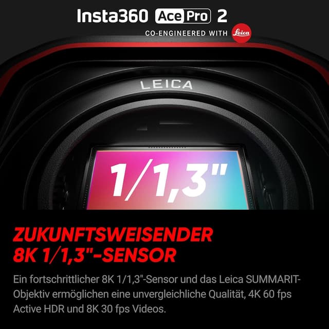 Detalle de Insta360 Ace Pro 2 Creator‑Bundle 8K Actionkamera