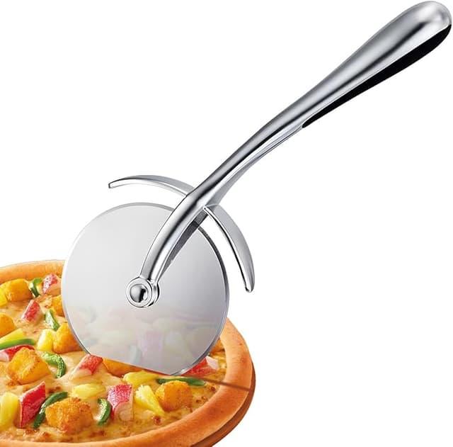 Imagen de SURFOU Cortador de Pizza🪓, 6,5 cm, Acero Inoxidable, Lavavajillas en OfertitasTOP