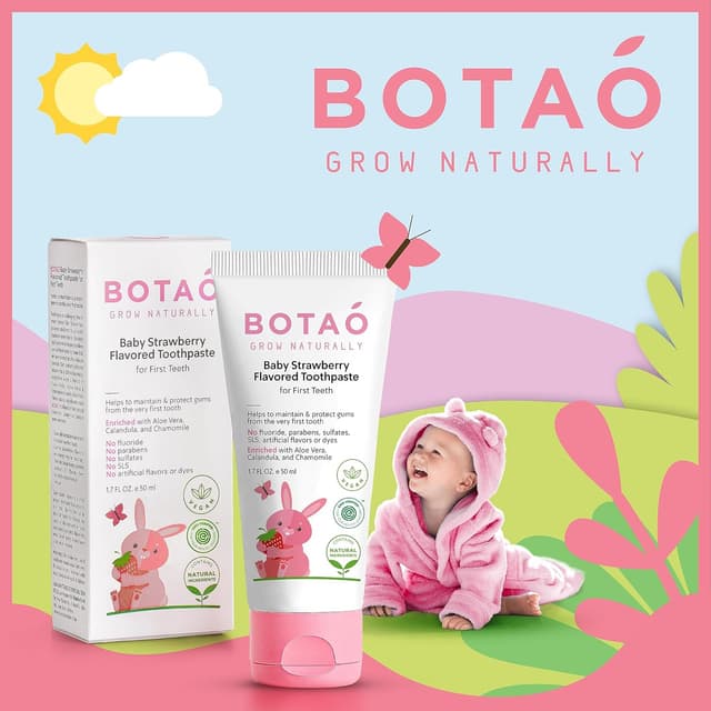 Thumbnail 1 de BOTAO Fluoride Free Baby Toothpaste 1.7 Oz 🦷