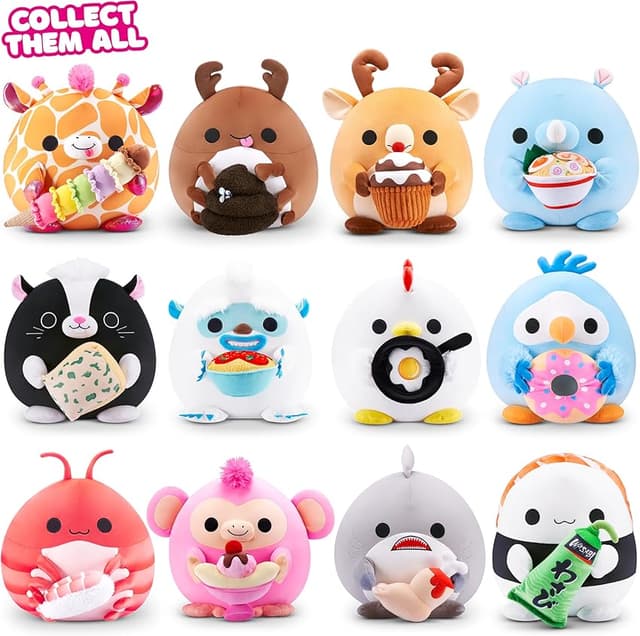 Detalle 2 de ZURU Snackles Humphrey peluche 35 cm con accesorio