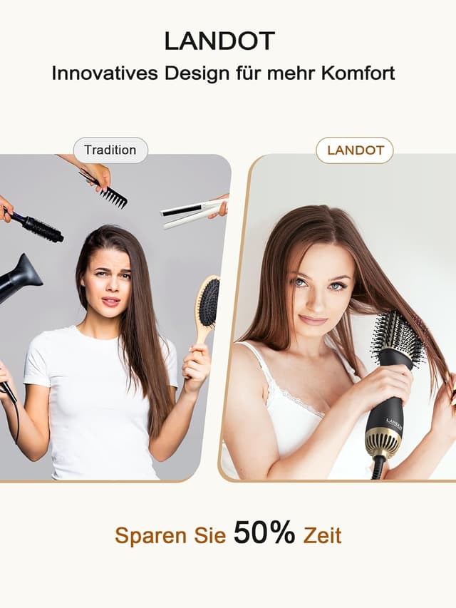 Detalle 2 de LANDOT Profi-Styling Warmluftbürste